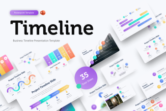 Timeline Infographic 2 PowerPoint Template